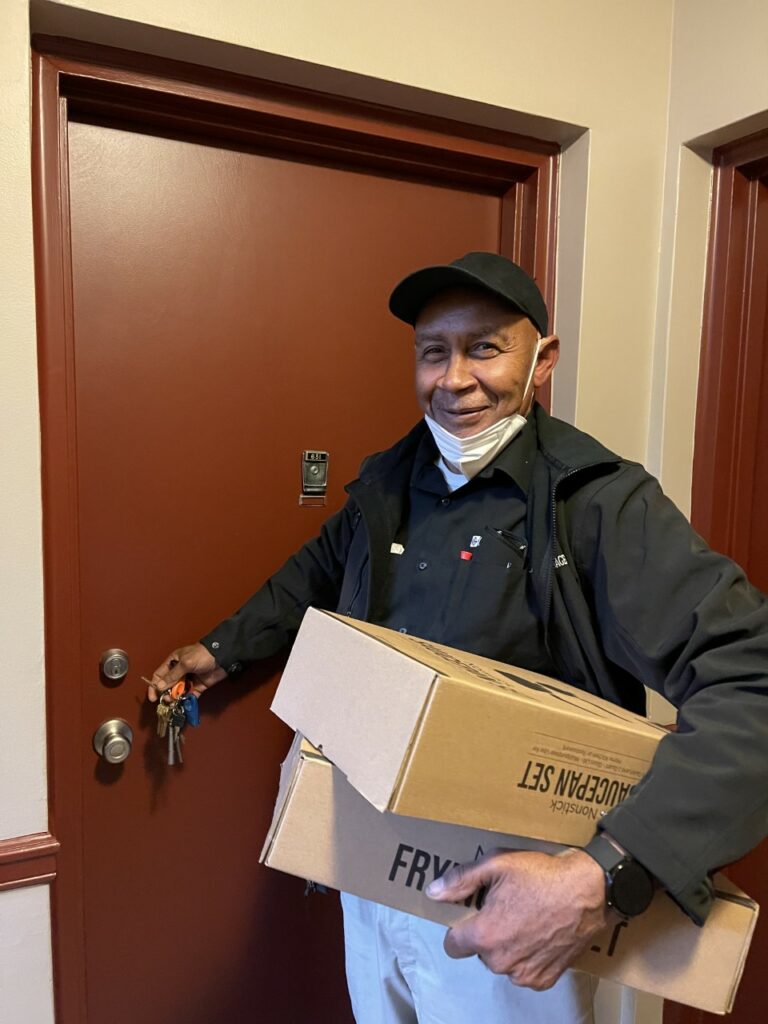 Mr. J. Moves Into His New Home. 
