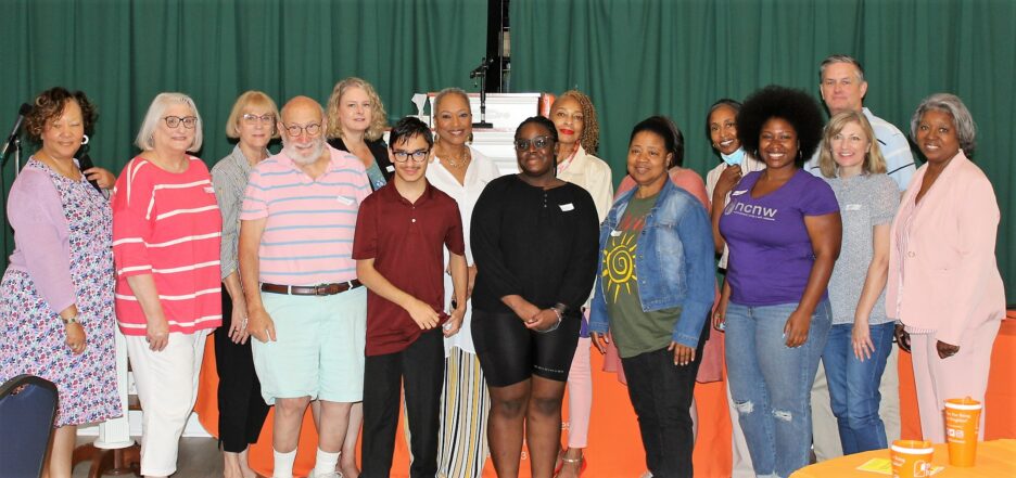 Group shot of volunteers.